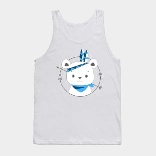 Bear Indian Children Tank Top